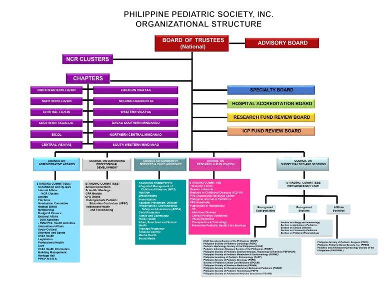 Organizational Structure – Philippine Pediatric Society, Inc.