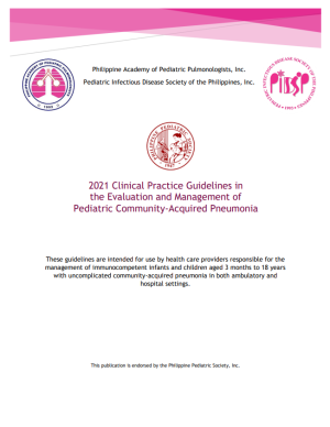 Pcap Cpg 2021 Philippine Pediatric Society Inc